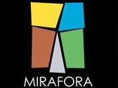 Logo Mirafora: Diseño de Exteriores